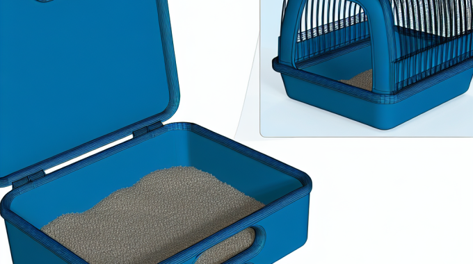 Travel Litter Box for Cats